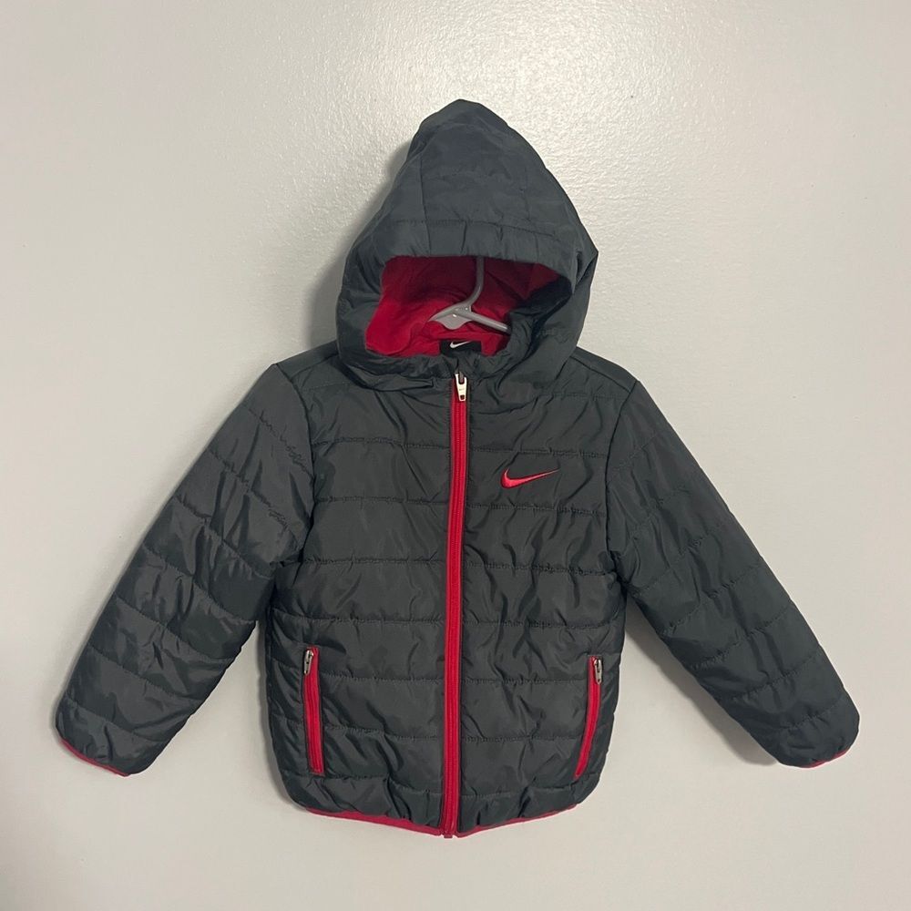 Nike Toddler Girl Puffer Jacket Coat Sz 3T - Picture 2 of 5